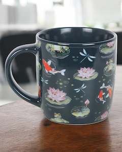 Pond Print Ceramic Mug