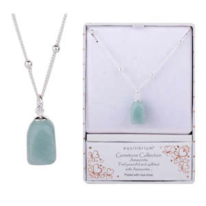 Equilibrium Necklace: Equilibrium Amazonite Gemstone Necklace NEW!
