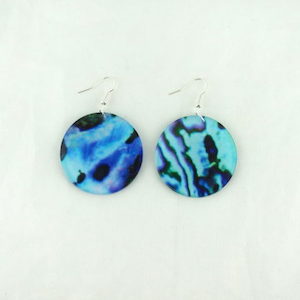 Round Paua Earring Designs - SONZ