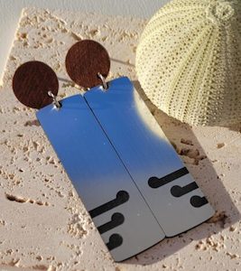 Ponga Wide Bar Wood Studs - SONZ