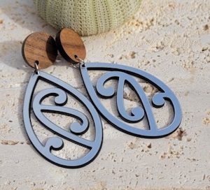 Sonz Symbols Of New Zealand The Pacific: Pitau Open Wood Studs - SONZ