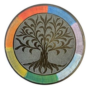 Soapstone Incense Holder: Soapstone Incense Holder Tree of Life