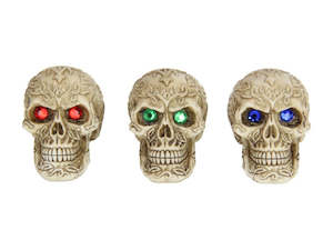 Skull with Colorfull Eyes