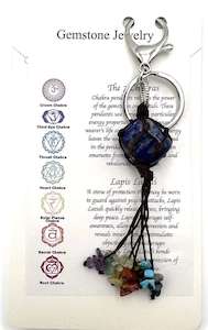 Crystal Keyrings: Chakra Keyring Lapis