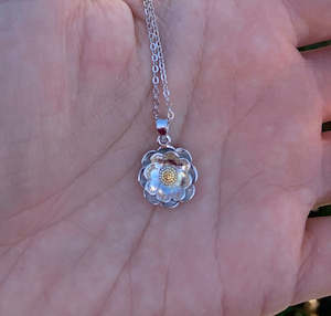 Wildside Earrings Silver 1: SILVER MT COOK LILY PENDANT