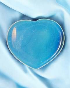 Hearts: Opalite Worry Stone Heart