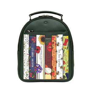 Green Fingers Leather Backpack- Green