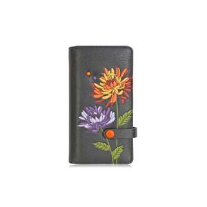 Clutch Wallets: Glee Long Wallet Grey