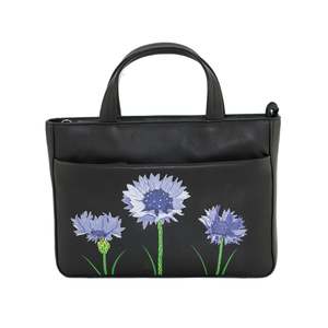 New: Amana Multi Way Leather Grab Bag - Black