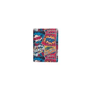 Mens Wallets: Men's Printed Compact Leather Wallet - Pop