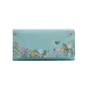 Matinee Leather Wallets: Shiloh Matinee Leather Wallet - Green
