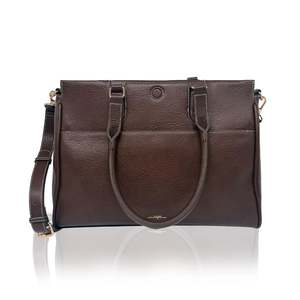 Messenger: Rhonda Tote Bag - Brown
