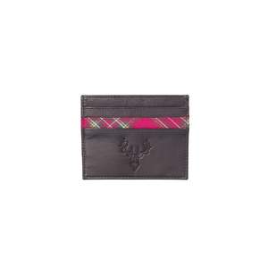 Braemar Leather Card Holder - Black