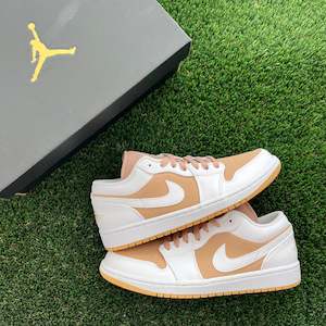 Under 300: JORDAN 1 LOW "WHITE TAN"