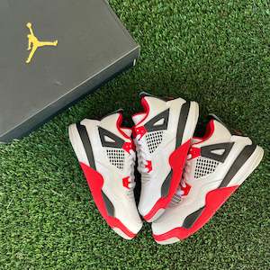 JORDAN 4 "FIRE RED" - TODDLER/PRESCHOOL