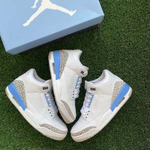 Air Jordans: JORDAN 3 "UNC" - PRELOVED PAIR (MENS US8)