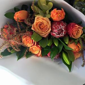 New Baby Gifts: Florist Choice of Flowers - Brights