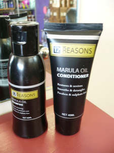Vegan Organic Options: 12Reasons MARULA Shampoo & Conditioner duo TRAVEL SIZE