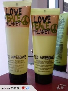TIGI LOVE PEACE & THE PLANET ECO AWESOME SHAMPOO & CONDITIONER DUO