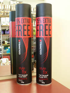 Goldwell Style Fix Super Firm Lacquer hair spray BIG 500g 2 X TIN - Bundle deal &hellip;