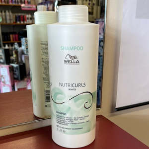 Wella Nutri Curls Shampoo For Waves 1 Litre - Sulfate free