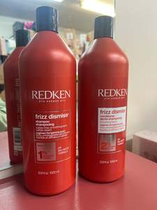 Redken Frizz Dismiss Shampoo & Conditioner Both 1x Litre / 1000ml