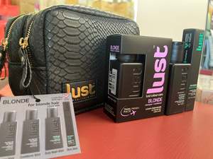 Lust Luxury Blonde Travel Set Gift PacK - With Bag