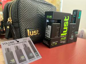 Lust Luxury Volume Travel Set Gift Pack -With Bag