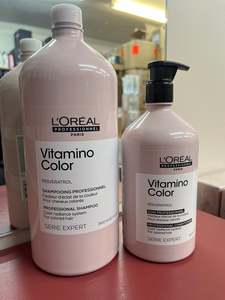 Loreal Vitamino Color shampoo 1500ml & conditioner 750ml LARGE duo