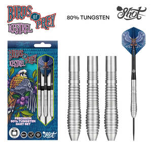 Shot Birds of Prey Kestrel Steel Tip Dart Set