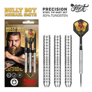 Dart Sets: Bully Boy Michael Smith Precision steel tip dart set