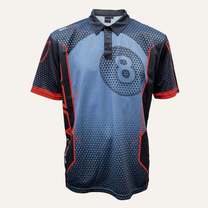 Mens Hoodies: On Cue 8Ball Polo Shirt
