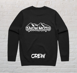 Products: Snowmoto Unisex Crewneck Tee Snowmoto New Zealand
