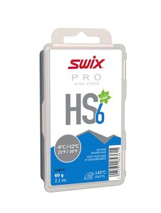 Ski Accessories: Swix HS6 Blue -6C/-12C, 60g