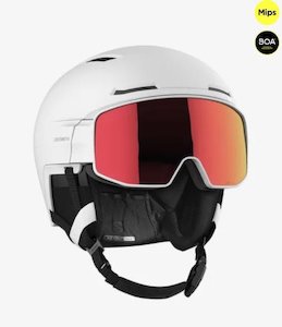 Ski Helmets: Salomon Prime Sigma Photo MIPS Helmet - White