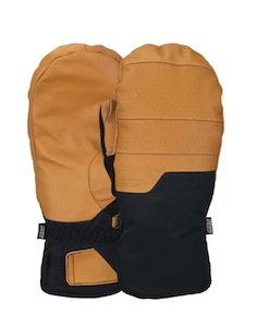 Gloves Mitts: POW August 2.0 Short Mitt - Buckhorn Brown