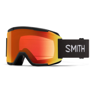 Goggles: Smith Squad - Black | ChromaPop Everyday Red Mirror/Yellow