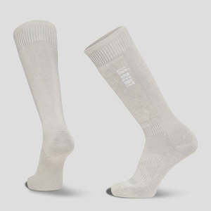 Le Bent Targeted Cushion Logo Snow Sock - Natural