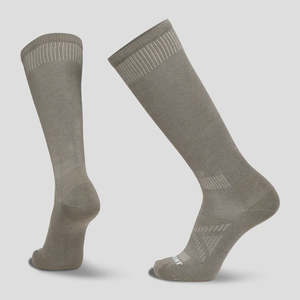 Mens Ski Socks: Le Bent Bootfit Zero Cushion Snow Sock - Alpine Ash