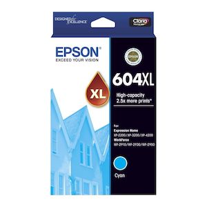Epson Brand: 604 XL Cyan Ink