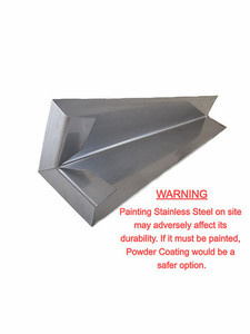 90 Degree External Corner Soakers - for 180mm x 18.5mm Thick Weatherboard Soakers Direct