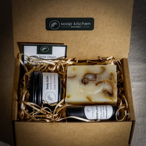 Products: COVER ALL BASES BOX Soap Kitchen Wanaka