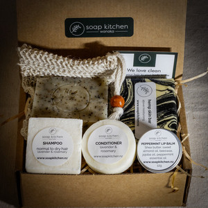 Products: ALLOVER PAMPER BOX Soap Kitchen Wanaka