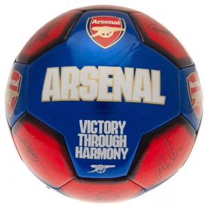 Arsenal FC Size 5 Signature Football-Red