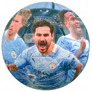 Products: Manchester City FC Players Photo Football Size 5