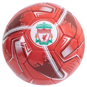 Products: Liverpool FC Size 5 Football Red/White Turbine Design