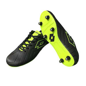 Lotto Boots: Lotto Nova SG (Black / Safety Yellow)