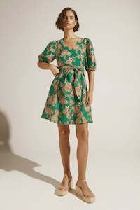 Dress: Zoe Kratzmann Quota Dress K'gari Palm Green