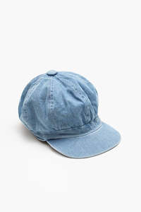 Denim: Antler Denim Newsboy Cap