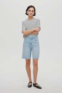 Neuw: Neuw Phoebe Short Jetlag In Mid Vintage Indigo